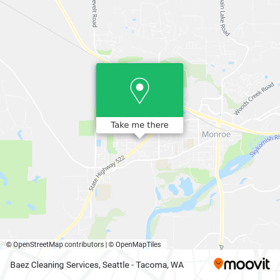Mapa de Baez Cleaning Services