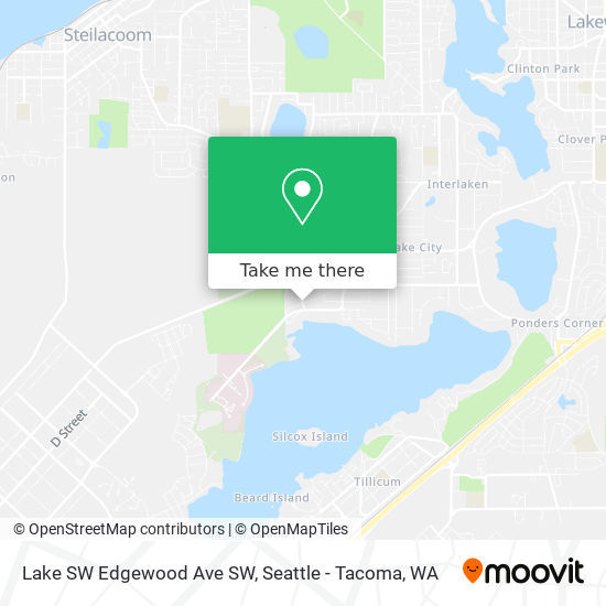 Mapa de Lake SW Edgewood Ave SW