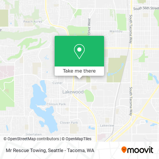 Mr Rescue Towing map