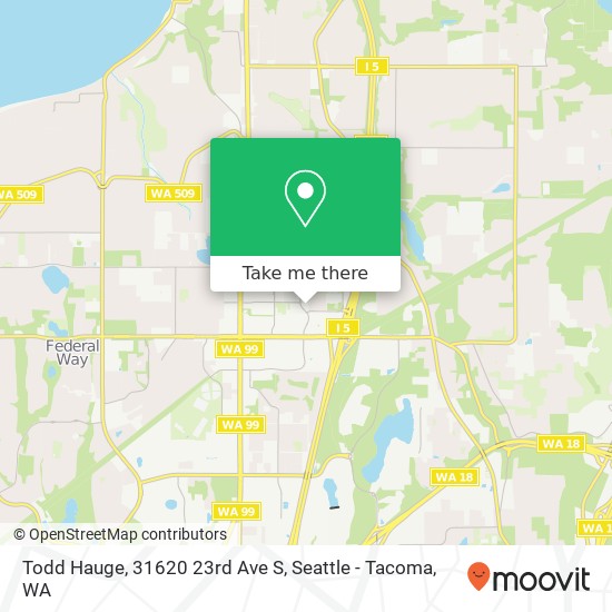 Mapa de Todd Hauge, 31620 23rd Ave S