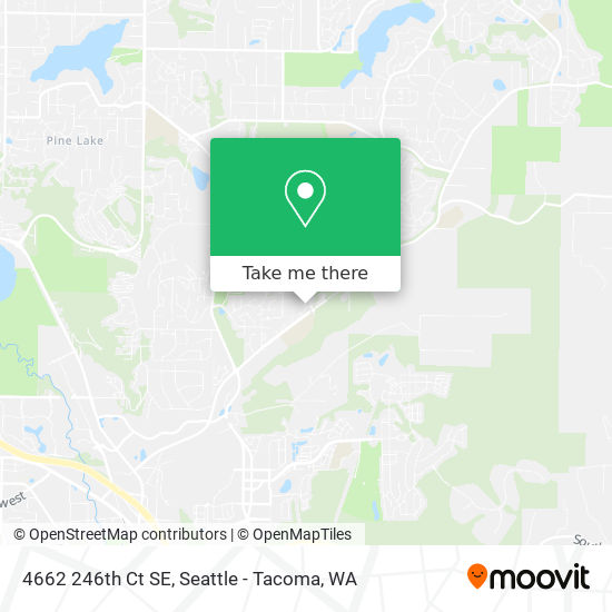 Mapa de 4662 246th Ct SE