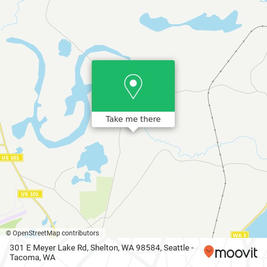301 E Meyer Lake Rd, Shelton, WA 98584 map
