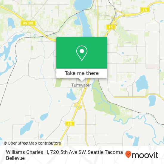Mapa de Williams Charles H, 720 5th Ave SW
