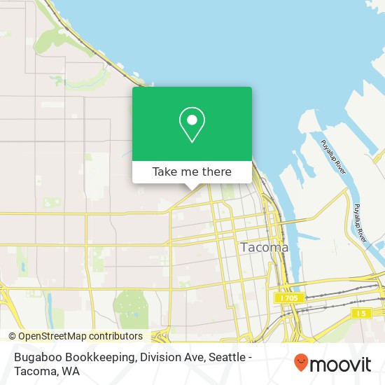 Bugaboo Bookkeeping, Division Ave map