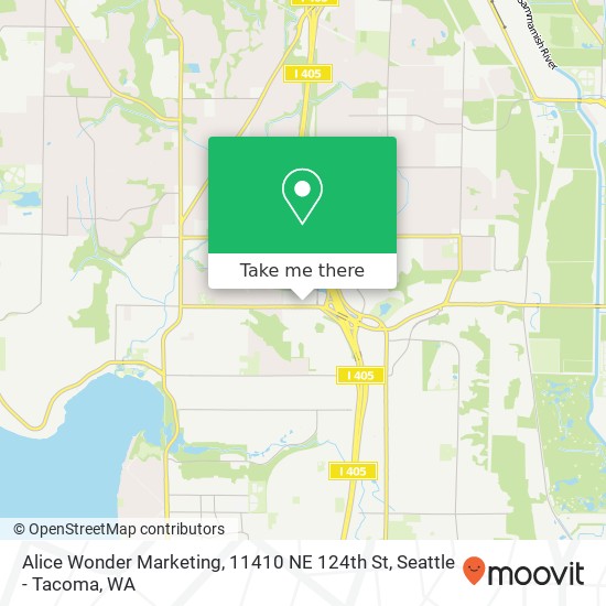 Alice Wonder Marketing, 11410 NE 124th St map