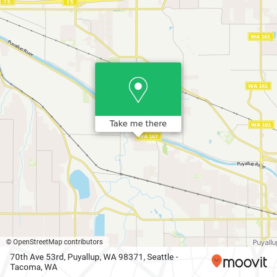 70th Ave 53rd, Puyallup, WA 98371 map