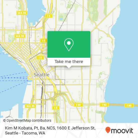 Mapa de Kim M Kobata, Pt, Ba, NCS, 1600 E Jefferson St