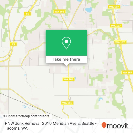 Mapa de PNW Junk Removal, 2010 Meridian Ave E