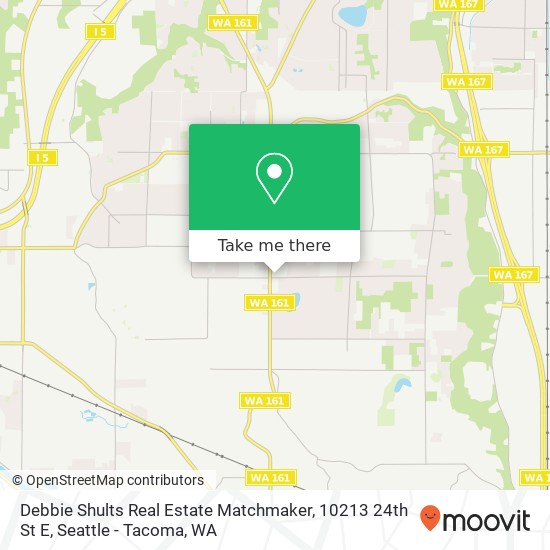 Mapa de Debbie Shults Real Estate Matchmaker, 10213 24th St E