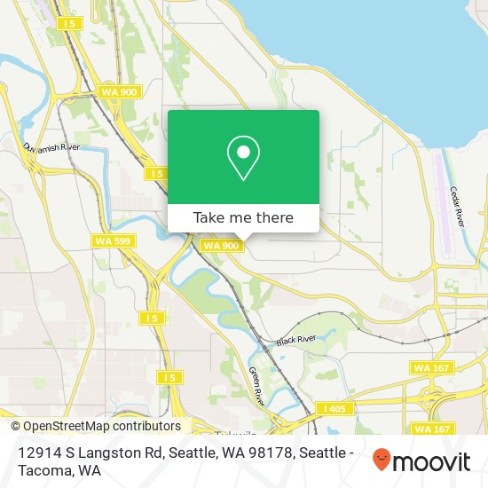 12914 S Langston Rd, Seattle, WA 98178 map