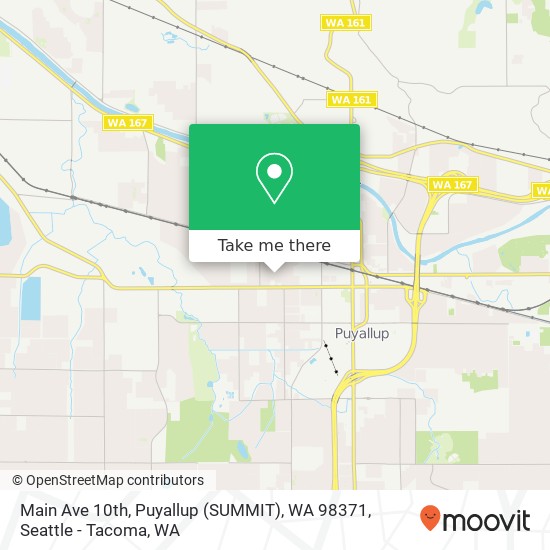 Mapa de Main Ave 10th, Puyallup (SUMMIT), WA 98371