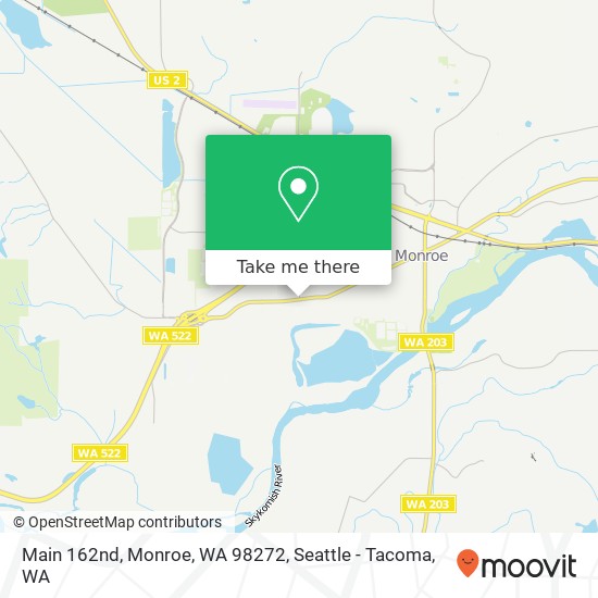 Main 162nd, Monroe, WA 98272 map
