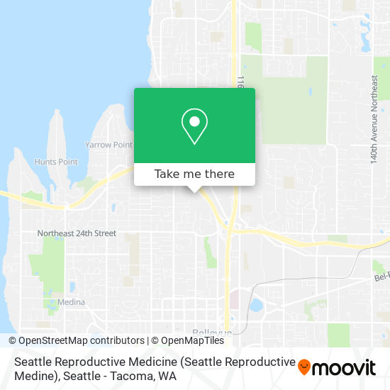 Mapa de Seattle Reproductive Medicine (Seattle Reproductive Medine)
