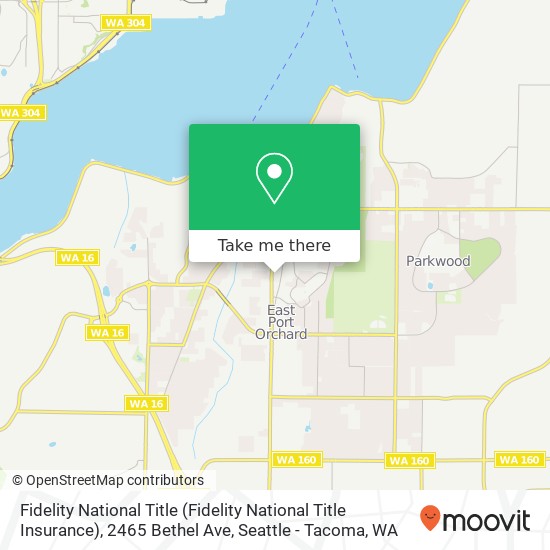 Fidelity National Title (Fidelity National Title Insurance), 2465 Bethel Ave map