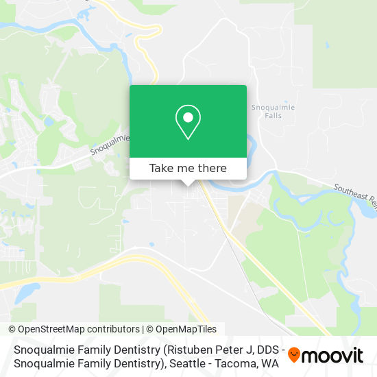 Mapa de Snoqualmie Family Dentistry (Ristuben Peter J, DDS - Snoqualmie Family Dentistry)