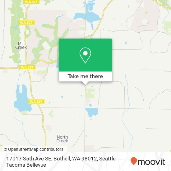 Mapa de 17017 35th Ave SE, Bothell, WA 98012