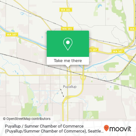 Mapa de Puyallup / Sumner Chamber of Commerce