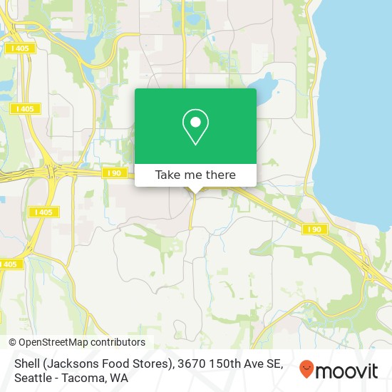 Shell (Jacksons Food Stores), 3670 150th Ave SE map