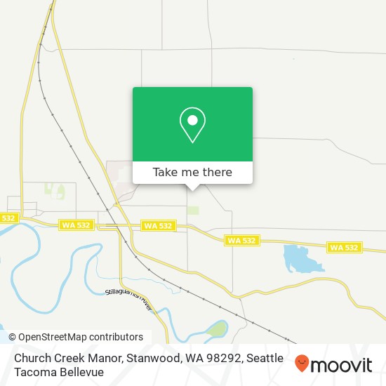 Mapa de Church Creek Manor, Stanwood, WA 98292