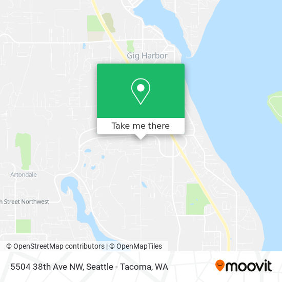 Mapa de 5504 38th Ave NW