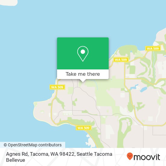 Agnes Rd, Tacoma, WA 98422 map