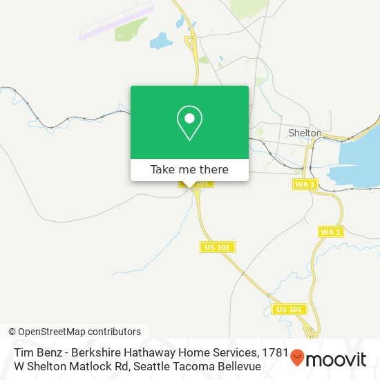 Tim Benz - Berkshire Hathaway Home Services, 1781 W Shelton Matlock Rd map