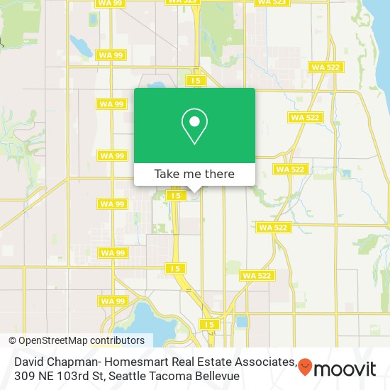 Mapa de David Chapman- Homesmart Real Estate Associates, 309 NE 103rd St