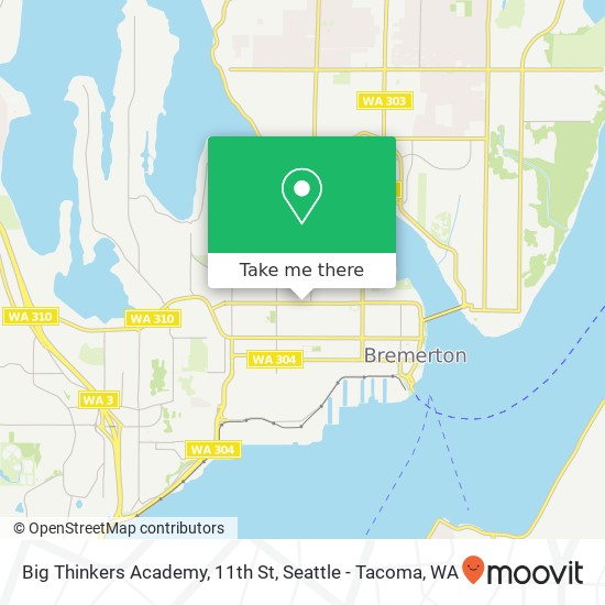 Big Thinkers Academy, 11th St map