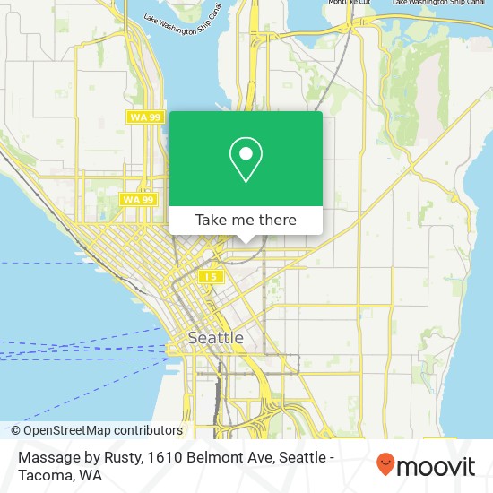 Massage by Rusty, 1610 Belmont Ave map