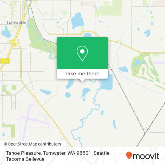 Mapa de Tahoe Pleasure, Tumwater, WA 98501