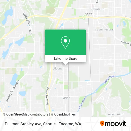 Mapa de Pullman Stanley Ave