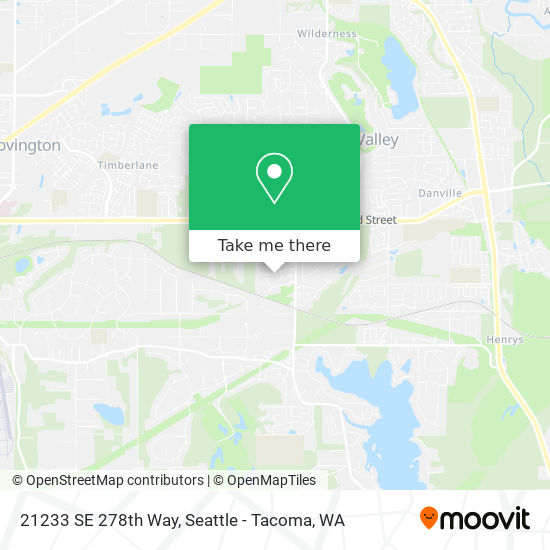 Mapa de 21233 SE 278th Way