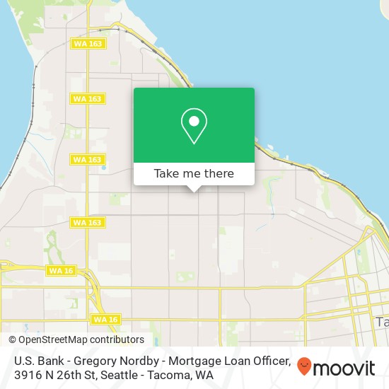 U.S. Bank - Gregory Nordby - Mortgage Loan Officer, 3916 N 26th St map