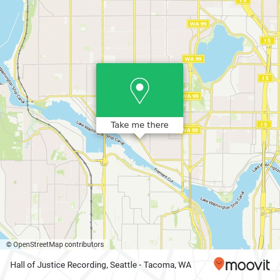 Hall of Justice Recording map