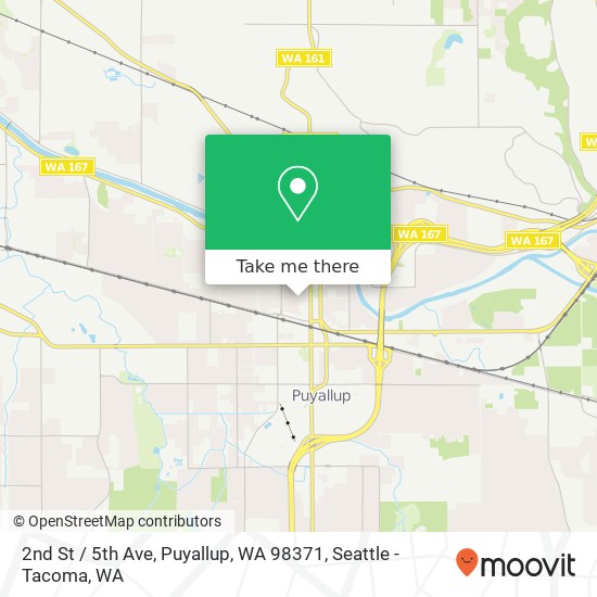 2nd St / 5th Ave, Puyallup, WA 98371 map