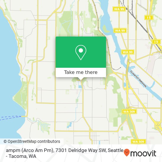 ampm (Arco Am Pm), 7301 Delridge Way SW map
