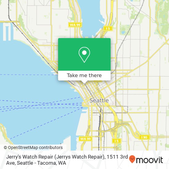 Mapa de Jerry's Watch Repair (Jerrys Watch Repair), 1511 3rd Ave