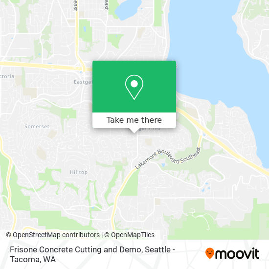 Frisone Concrete Cutting and Demo map