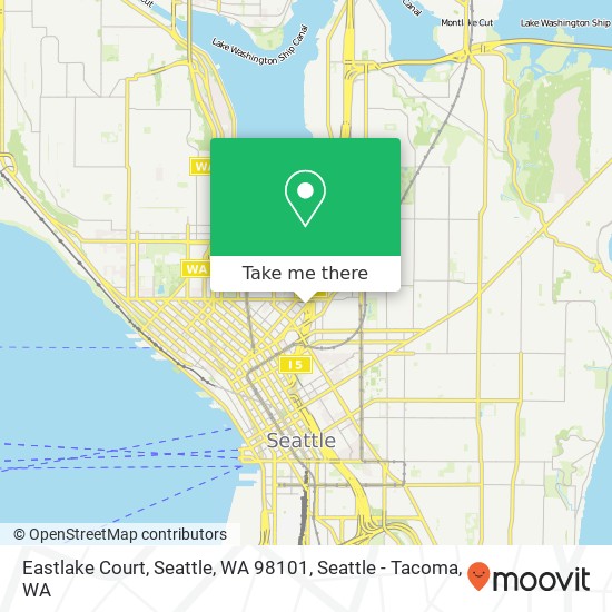 Eastlake Court, Seattle, WA 98101 map