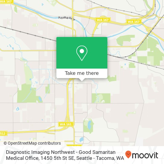 Diagnostic Imaging Northwest - Good Samaritan Medical Office, 1450 5th St SE map