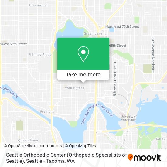 Mapa de Seattle Orthopedic Center (Orthopedic Specialists of Seattle)