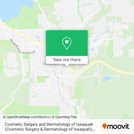 Cosmetic Surgery and Dermatology of Issaquah map
