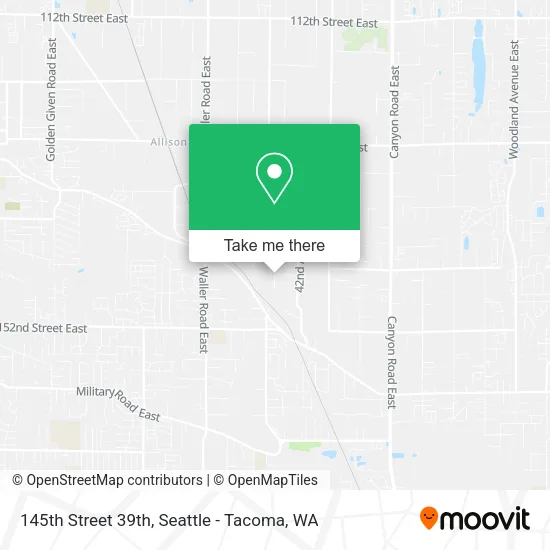 145th Street 39th, Tacoma, WA 98446 map