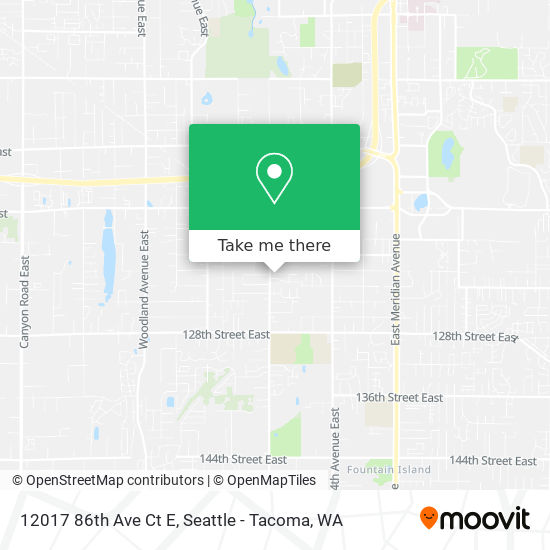 Mapa de 12017 86th Ave Ct E