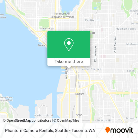 Phantom Camera Rentals map