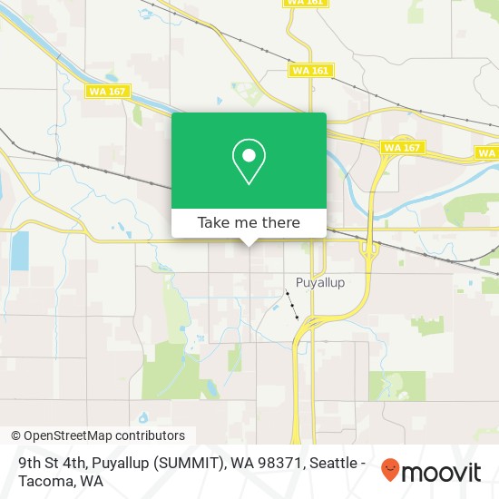 9th St 4th, Puyallup (SUMMIT), WA 98371 map