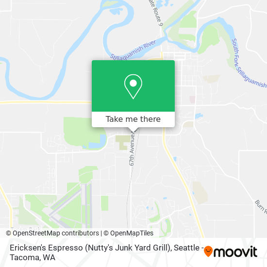 Ericksen's Espresso (Nutty's Junk Yard Grill) map