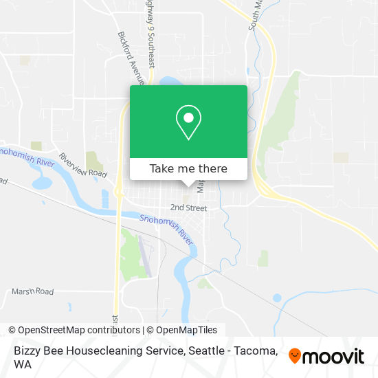 Bizzy Bee Housecleaning Service map