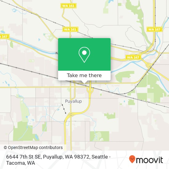 6644 7th St SE, Puyallup, WA 98372 map