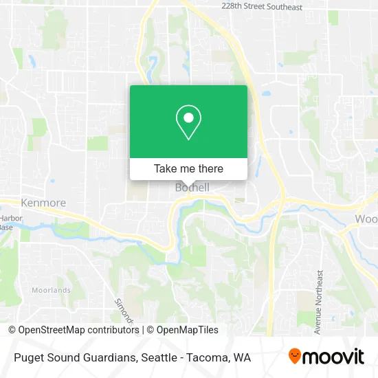 Mapa de Puget Sound Guardians